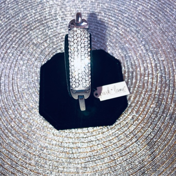 Park Lane Rave Bracelet Clear Swarovski Crystals Plus size Bangle - Picture 8 of 15